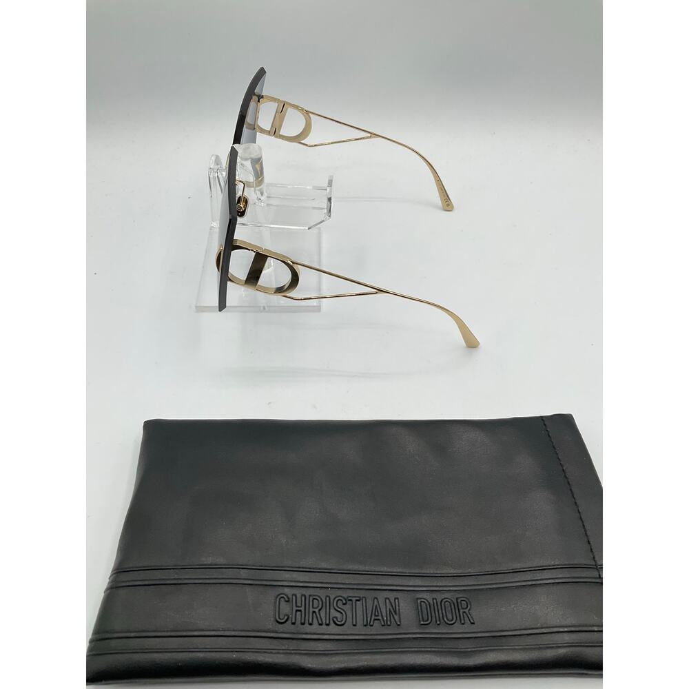 Pre-Owned CHRISTIAN DIOR Sunglasses-TF18017381, Blue Lens/Gold Frame - Picture 4 of 10